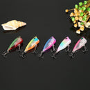 5pcs Fishing Lure Wobblers 4cm 3.5g Floating Crankbait Artificial Hard Bait Carp