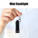 3 LED Mini Flashlight Key Chain Portable Torch Outdoor Hiking Camping Lights