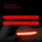2x Car Reflector Stickers Rearview Mirror Reflective Warning Tape (Red) Newly
