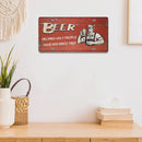 Metal Tin Sign Plaque Wall Beer Advertisement Posters Iron Painting (B) Newly