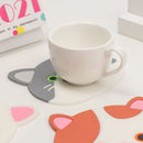 Non-slip Insulation pads Silicone Cup Mat Cup Mat Pad Drink Cup Coasters