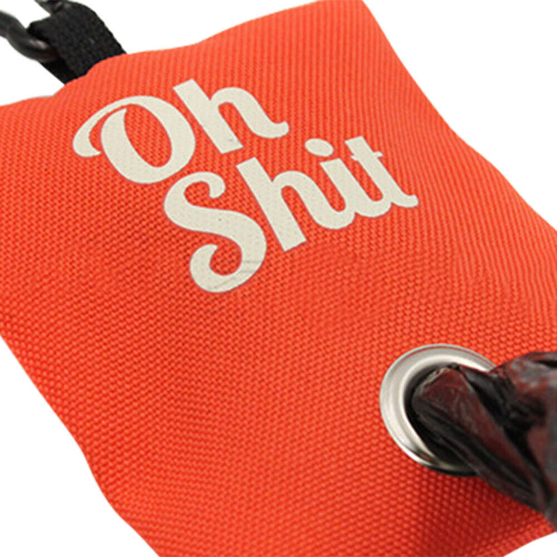 Pets Garbage Poop Bag Dispenser Dog Poop Waste Bag Holder Organizer (Red) Newly