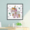 14CT Stamped Cotton Thread Cross Stitch Kits Cartoon Home Decor Art Embroidery