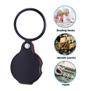 6X Reading Monocle Lightweight Pocket Magnifier Foldable Magnifying Glass  Newly