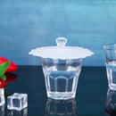 Cherry Cute Silicone Leakproof Heat Resistant Cover Seal Cup Lid (Clear)