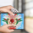 DIY Magpie Special Shaped Diamond Painting Creative Wristlet Bag Zipper Wallet