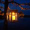Retro Lantern Candle Twinkle Lamp LED Solar Light Outdoor Garden Hanging Decor