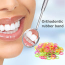 100pcs Orthodontic Rubber Bands Latex Braces Transparent Traction (3/16) Newly