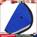 Kids Car Safe Fit Seat Belt Adjuster Baby Triangle Safety Device (Blue) Newly