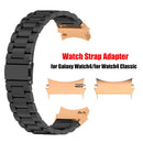 2x Strap Adapter 20mm Stainless Steel Connector for Galaxy Watch4/Watch4 Classic