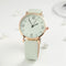Womens Student Leather Quartz Watch Wristwatches Business Watch Wristband