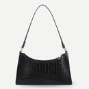 Fashion Women Leather Totes Shoulder Bag Alligator Pattern Small Daily Handbag