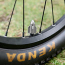 2pcs Aluminum Alloy MTB Bicycle Motor Bike Car Tyre Wheel Rims Stem Dust Cover