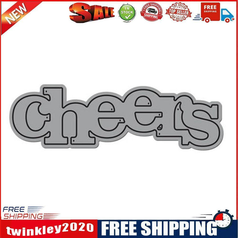 Letter cheers Cutting Dies Embossing Stencil for DIY Scrapbooking Craft