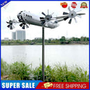 Aircraft Modeling Metal Windmill Garden Sculpture Home Decors for Yard Garden