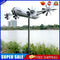 Aircraft Modeling Metal Windmill Garden Sculpture Home Decors for Yard Garden