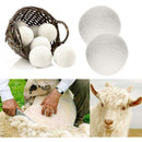 Akaddy 10pcs Wool Felt Wrinkles Release Reusable Laundry Steamy Dry