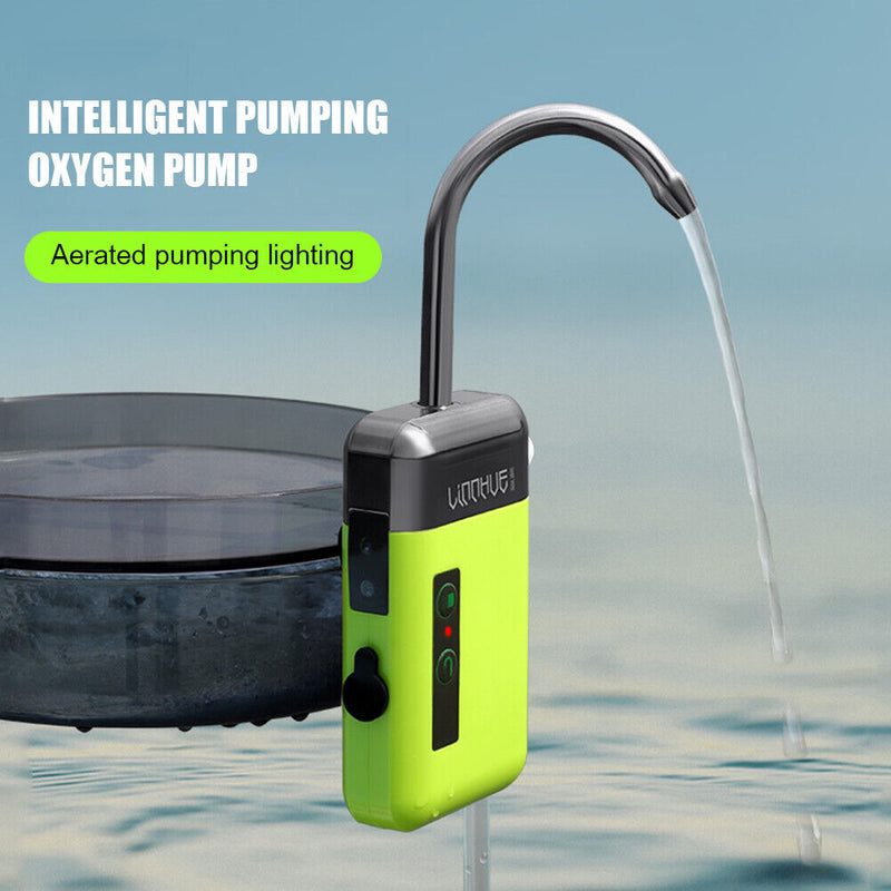 3 in 1 Smart Sensor Fishing Oxygen Water Pump LED Lighting Oxygenation Air Pump