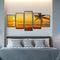Ornamental Tropical Sunset Oil Painting Wulian Picture Art Craft Decoration Draw