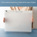 Convenient Clear A4 Binder Pockets Clear Zipper Folders For Notebook Binder