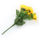 Artificial Sunflower Lifelike Silk Flower Photo Prop Bouquet Wedding Party Decor