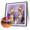 5D DIY Diamond Painting Kits Double Ponytail Girls Full Round Drill Decor