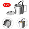 1.2L Steel Outdoor DIY Picnic Camping Cooking Hanging Pot J9S5 Z4U8 F8G0
