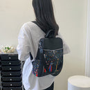 Retro Ethnic Backpack Women Student Girl Oxford Cloth Large School Book Bags