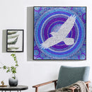 5D Full Special Shaped Drill Wall Picture DIY Flying Doves Diamond Painting Set