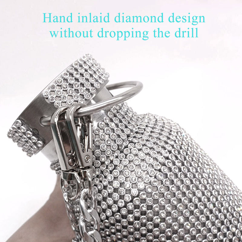 #A 350ml/500ml/750ml Rhinestone Vacuum Cup Portable Drinking Kettle Girl Women