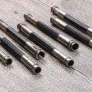 Adjustable Dual Head Pencil Extender Holder Sketch School Art Write Tool Newly