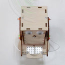 Wooden Robot Eating Coin DIY Educational Physics Experiment Toys for Kids