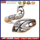 Peacock Metal Rings Women Open Adjustable Crochet Needlework Knitted Loop G