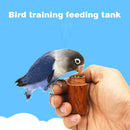 Bird Training Food Jar Parrot Hand-held Feeder Tank Pet Birds Training Tool