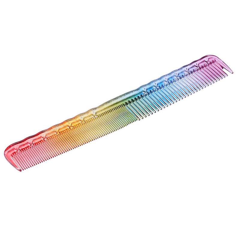 Anti-static Double Head Heat Resistant Rainbow Comb Hairdresser for Hair Cutt