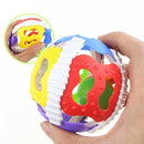 Soft Rubber 0-1Y Baby Rattles Little Loud Bell Ball Grasping Puzzle Toys Newly