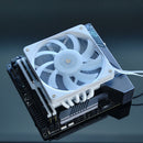 HX6200D Radiator 6 Heatpipe CPU Cooler Fan ARGB for Intel LGA 1700 (White) Newly