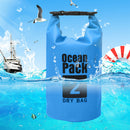 Waterproof Dry Bag Pack Sack Swimming Kayaking Boat Trekking (2L Sky Blue)