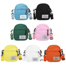 3pcs Women Canvas Patchwork Crossbody Bag Casual Mini Handbags (Black)