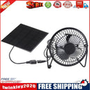 5W 4 inch Solar Exhaust Fan Mini Solar Panel Powered Fan for Office Outdoor
