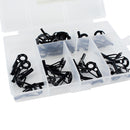 40pcs Fishing Rod Line Guides Eyes Sets Tip Top Ring Circle Pole Fishing Tackle