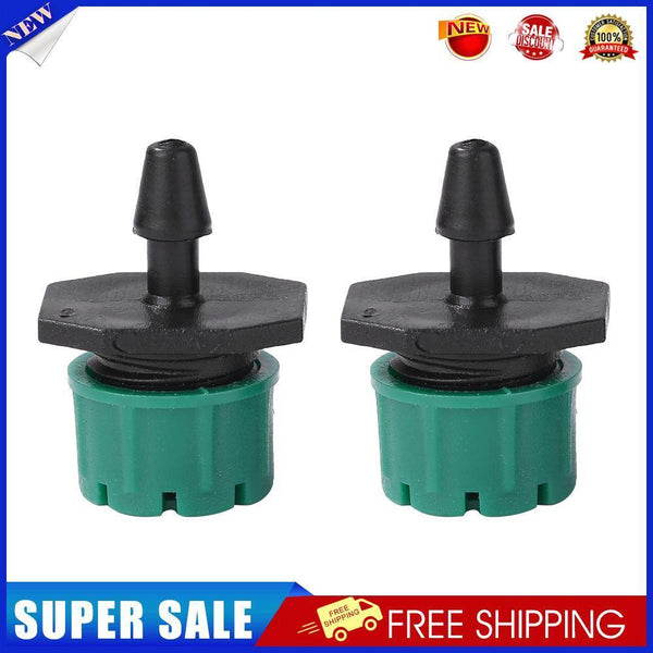 100pcs Adjustable Water Dropper Irrigation Hose Drip Head (Dark Green)
