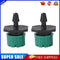 100pcs Adjustable Water Dropper Irrigation Hose Drip Head (Dark Green)