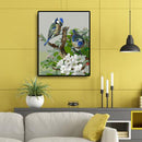 40x50cm Coloring Painting Canvas Drawing Two Blue Birds Digital Coding Pict