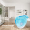 Shaver Suction Cup Clear Hanger Hanging Rack Bathroom Storage Shelf (Blue) Newly
