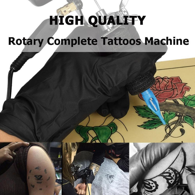 Pro Rotary Tattoo Machine Body Permanent Makeup Shader Motor Tools (Black) Newly