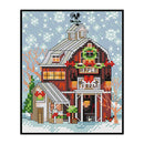 Full Embroidery 14CT DIY Landscapes Counted Cross Stitch Kit Art (FA112) Newly