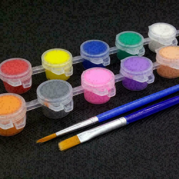 12 Colors/Set Artist Paint Watercolor Draw Painting Pen Tube Box L6C0 G5W1 N4L6