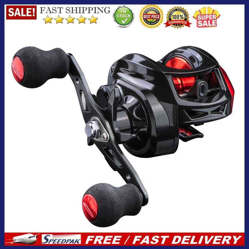 Baitcasting Reel 7.2 1 Gear Ratio 8kg Max Drag High Speed Metal Fishing Ree