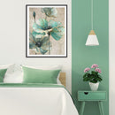 Digital Paint Flowers Painted By Numbers On Canvas Wall